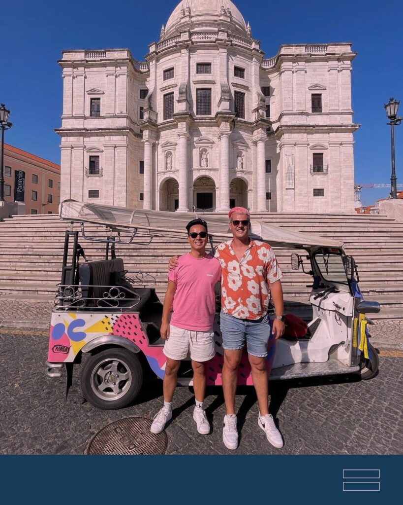 Gabriel and João, a LGBTI couple who moved to Lisbon and started a business together 