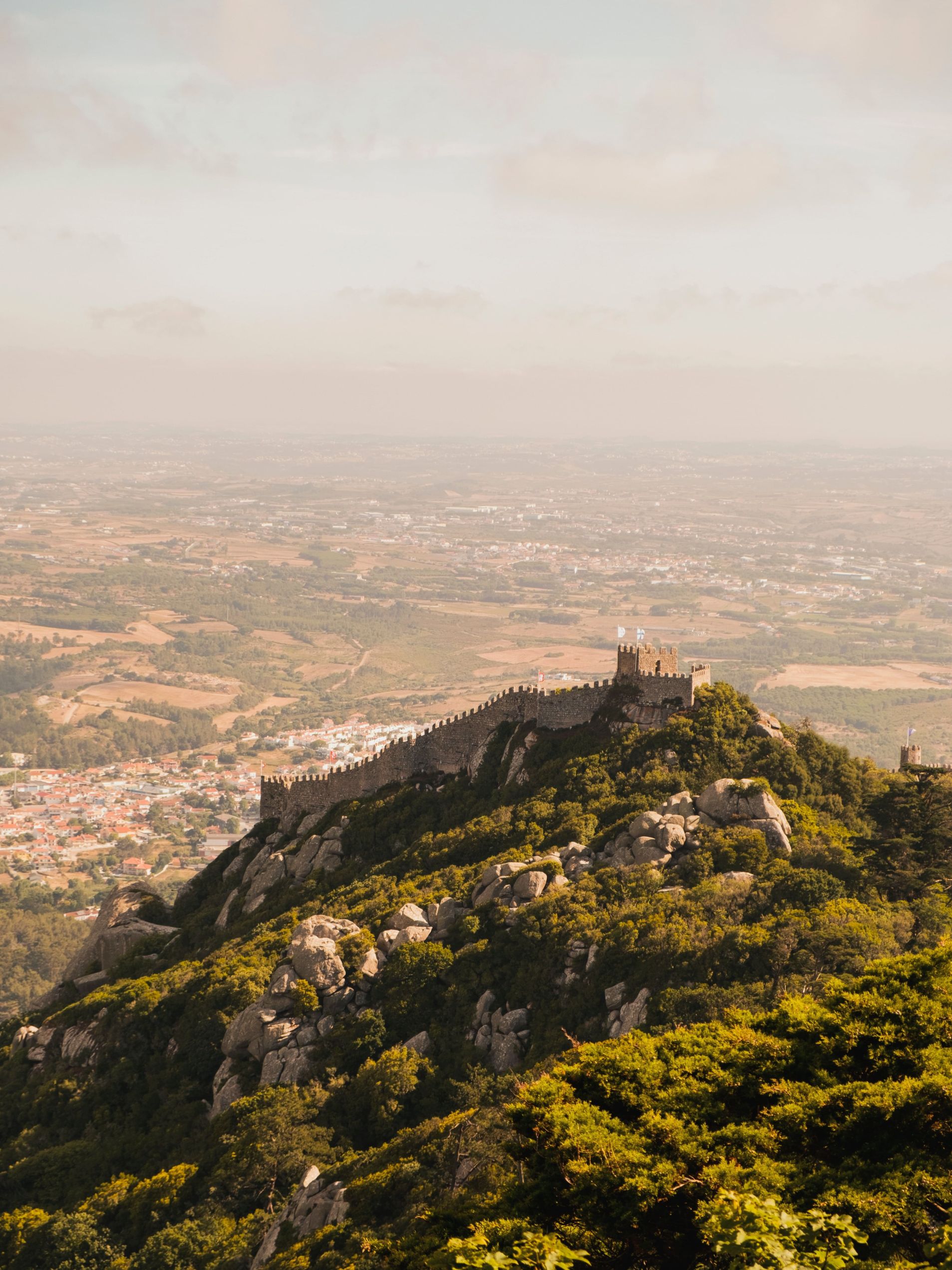 The view over Sintra, Portugal.